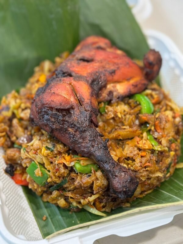 Fried chicken kottu